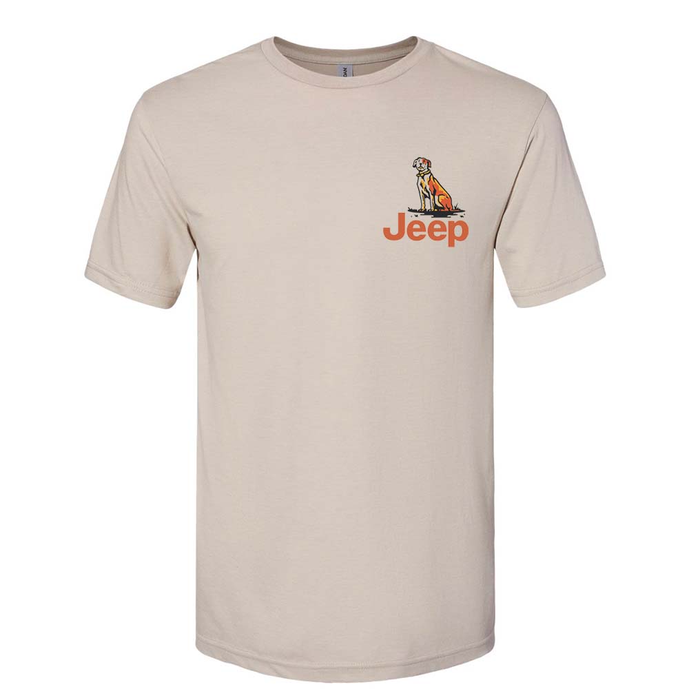 Mens Jeep® Dogs Built For Adventure T-Shirt