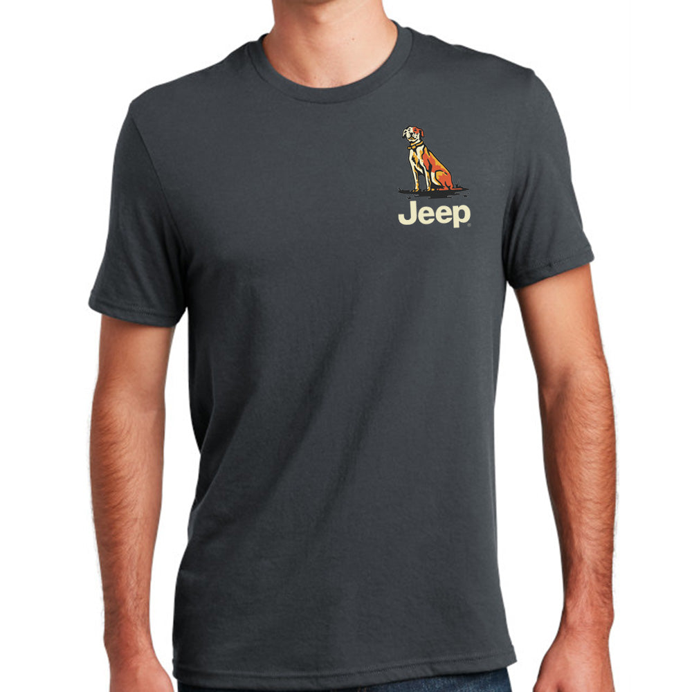 Mens Jeep® Dogs Built For Adventure T-Shirt