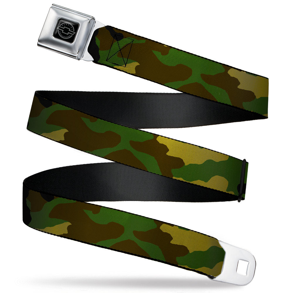 Chevy Seatbelt Belt - Camo Olive Webbing