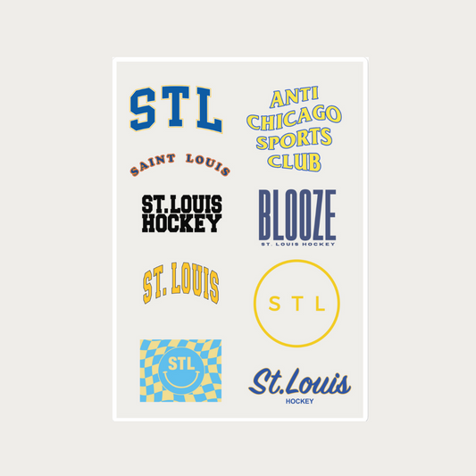 Hockey Sticker sheet