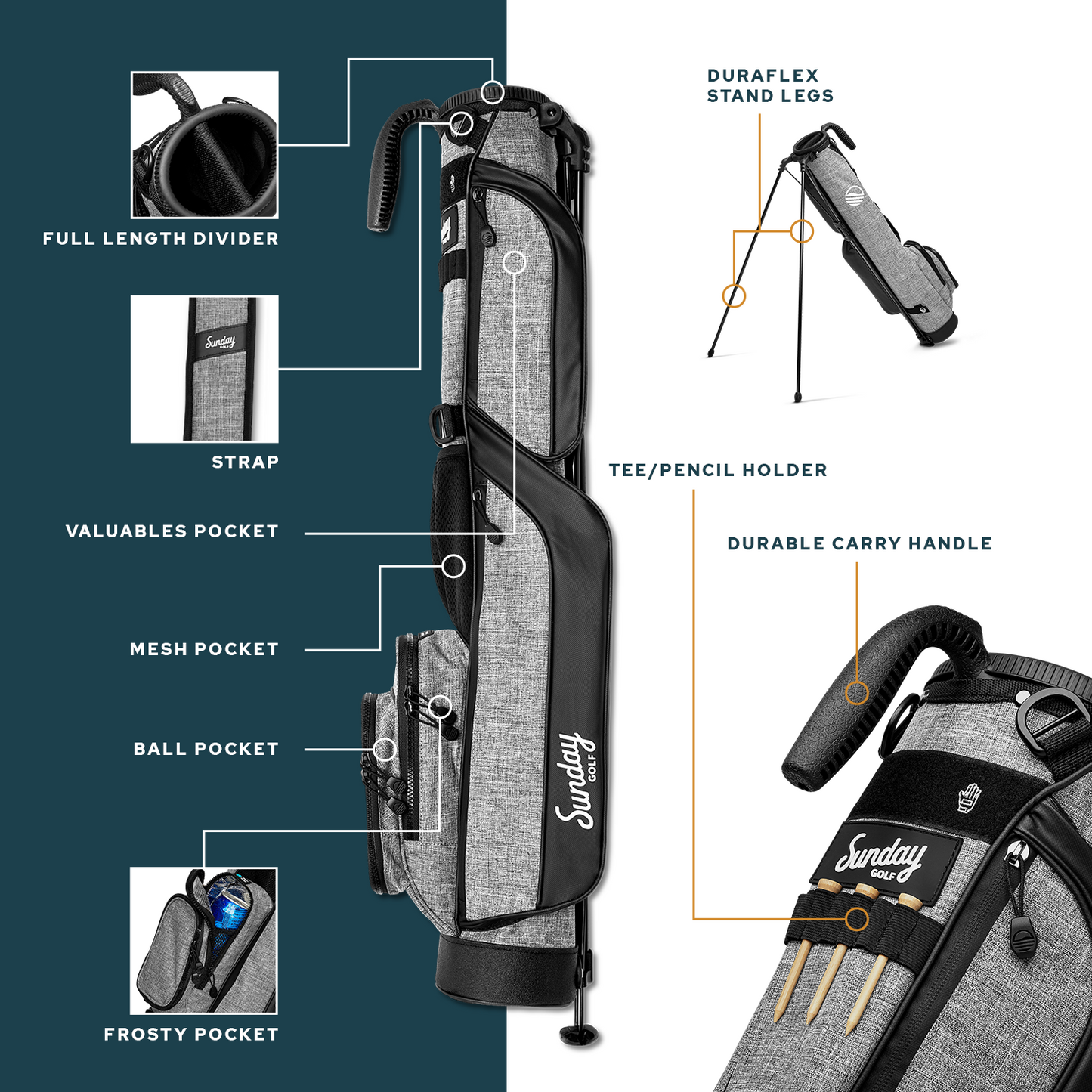 The Loma | Lavender Par 3 Bag