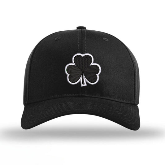 Black out Shamrock Structured Hat