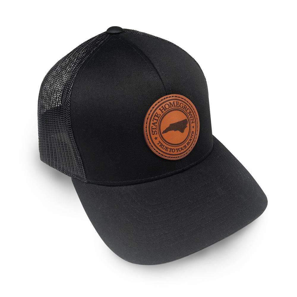 North Carolina Pride Leather Patch Trucker Hat