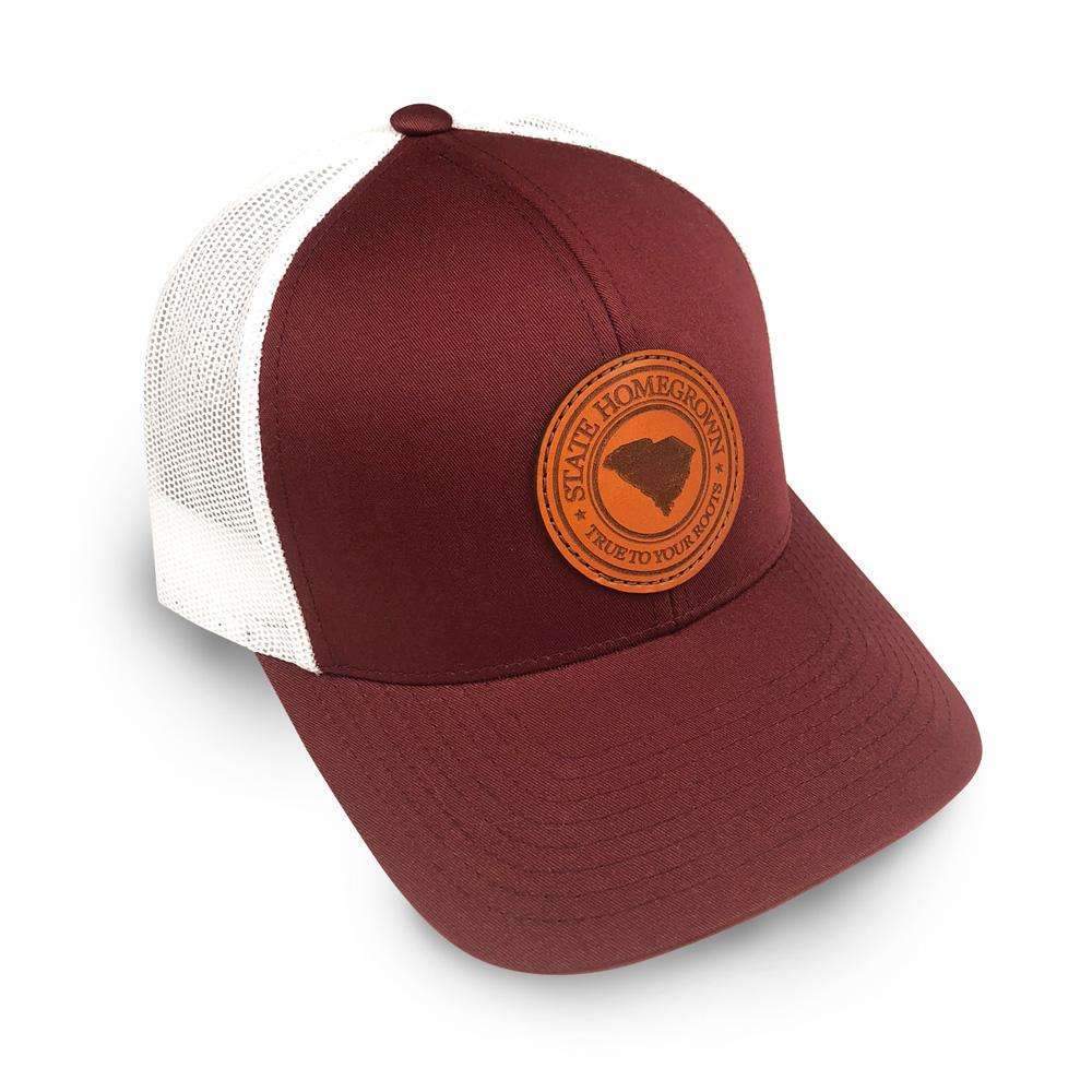 South Carolina Pride Leather Patch Trucker Hat