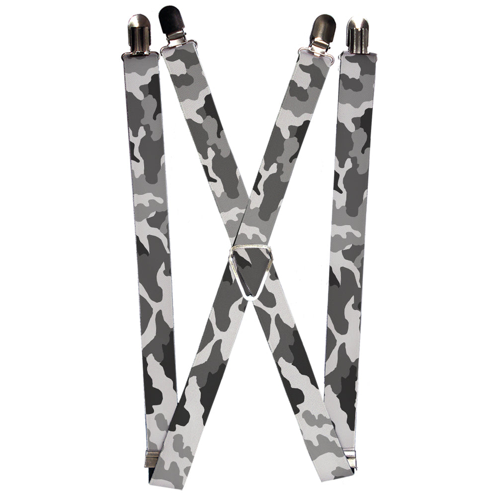 Suspenders - 1.0" - Camo White