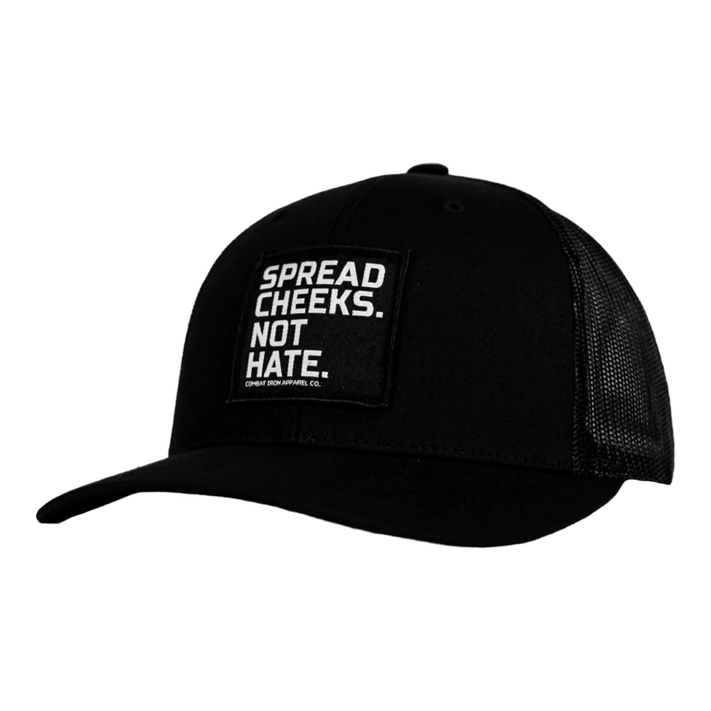 SPREAD CHEEKS. NOT HATE. Patch Snapback