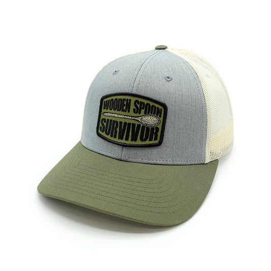 Wooden Spoon Survivor Woven Patch Hat