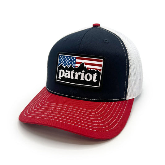 Patriot Mountains Woven Patch Hat