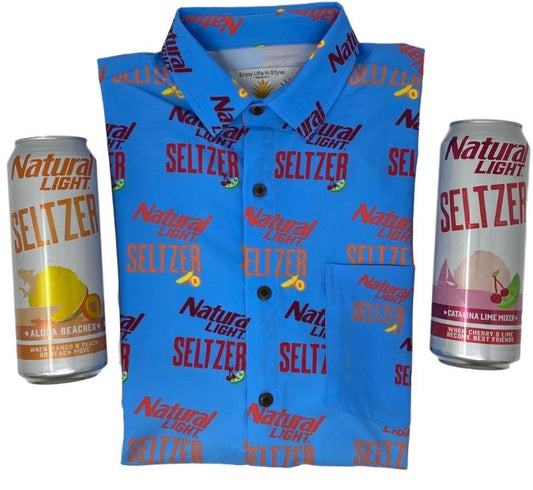 Super Stretch  ***NATTY SELTZER***  Hawaiian Shirt