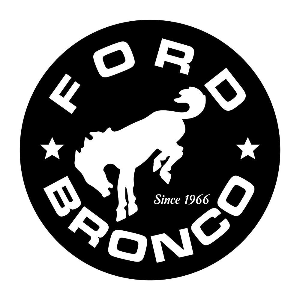 Sticker - Ford Bronco Stars - Round