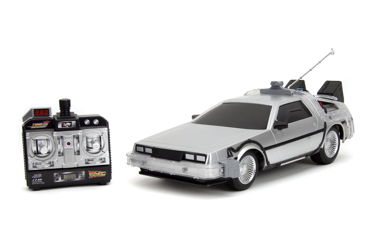 Back to the Future Remote Control 1:16 scale DeLorean Time Machine