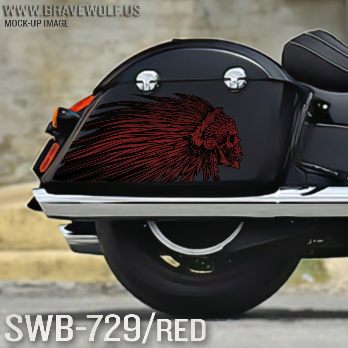 Saddlebag Decals-SWB729-Red