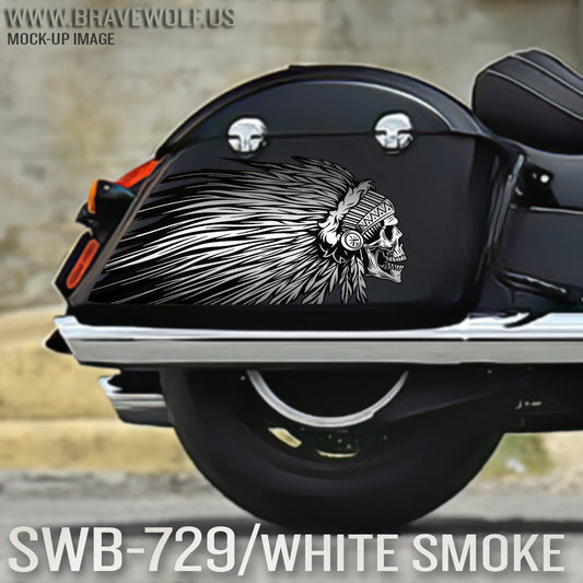 Indian Saddlebag Decals-SWB729-WhiteSmoke