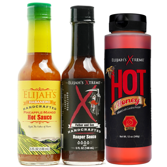 SWEET & HEAT TRIO HOT SAUCE VARIETY PACK