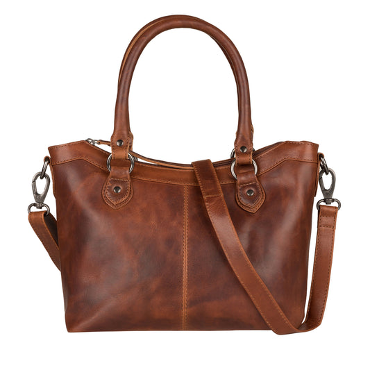 Concealed Carry Sadie Leather Satchel by Lady Conceal