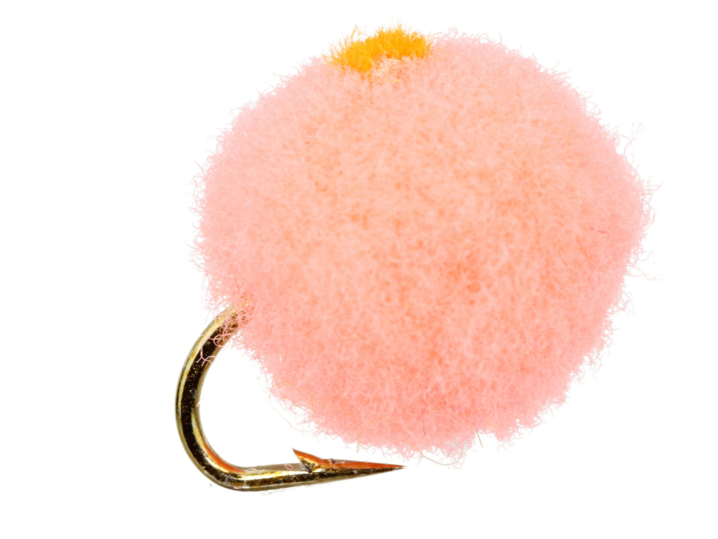 Egg Fly,  Size 12 | Pink with Orange Spot | Qty. 6 | Wild Water Fly Fishing