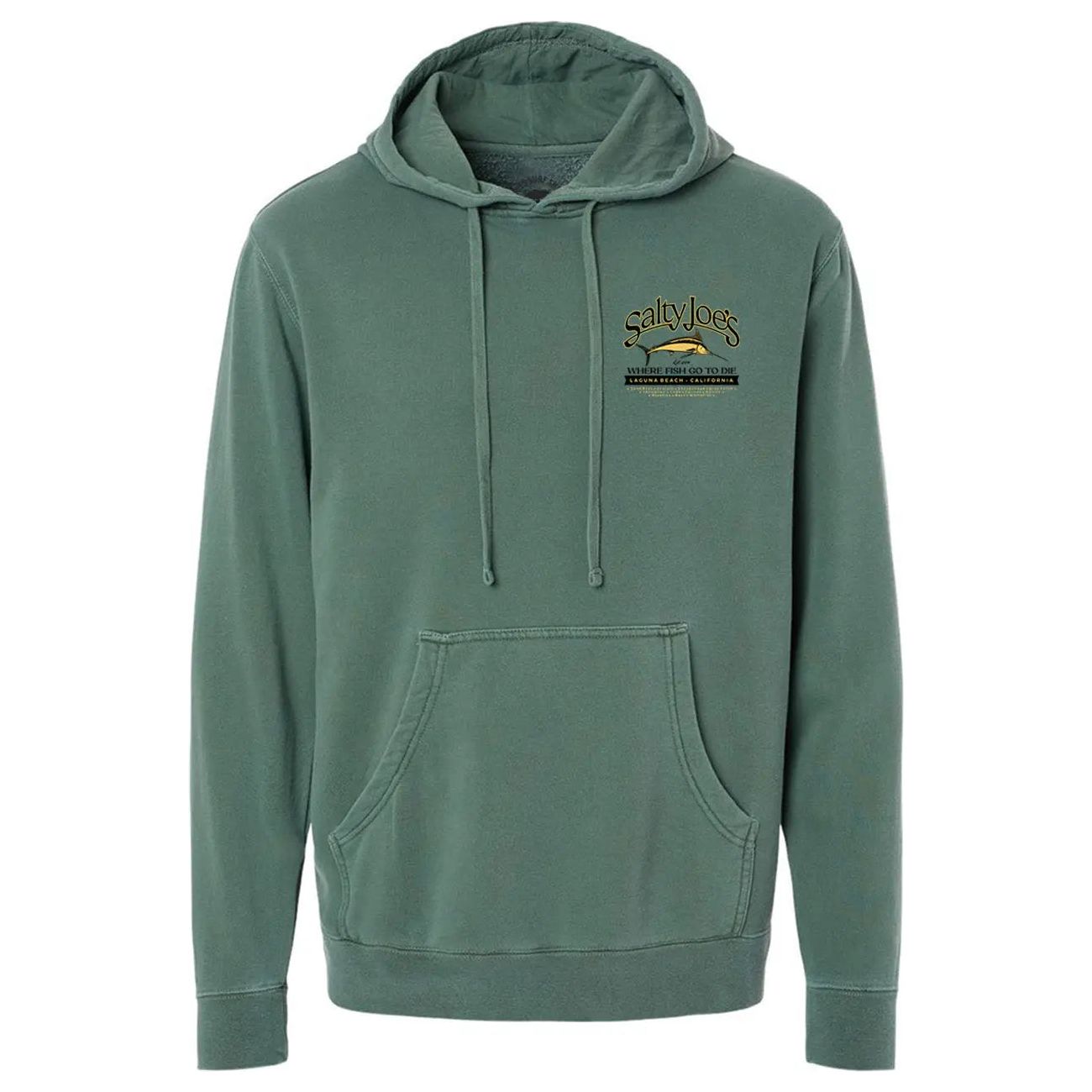 Salty Joe's Fish Count Pigment-Dyed Hoodie