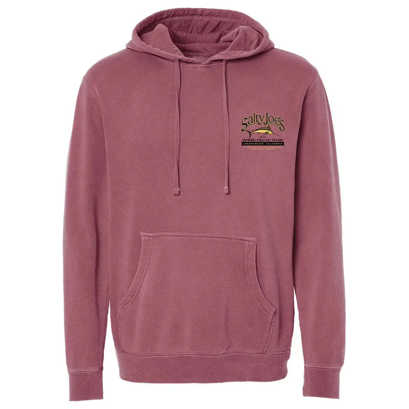 Salty Joe's Fish Count Pigment-Dyed Hoodie