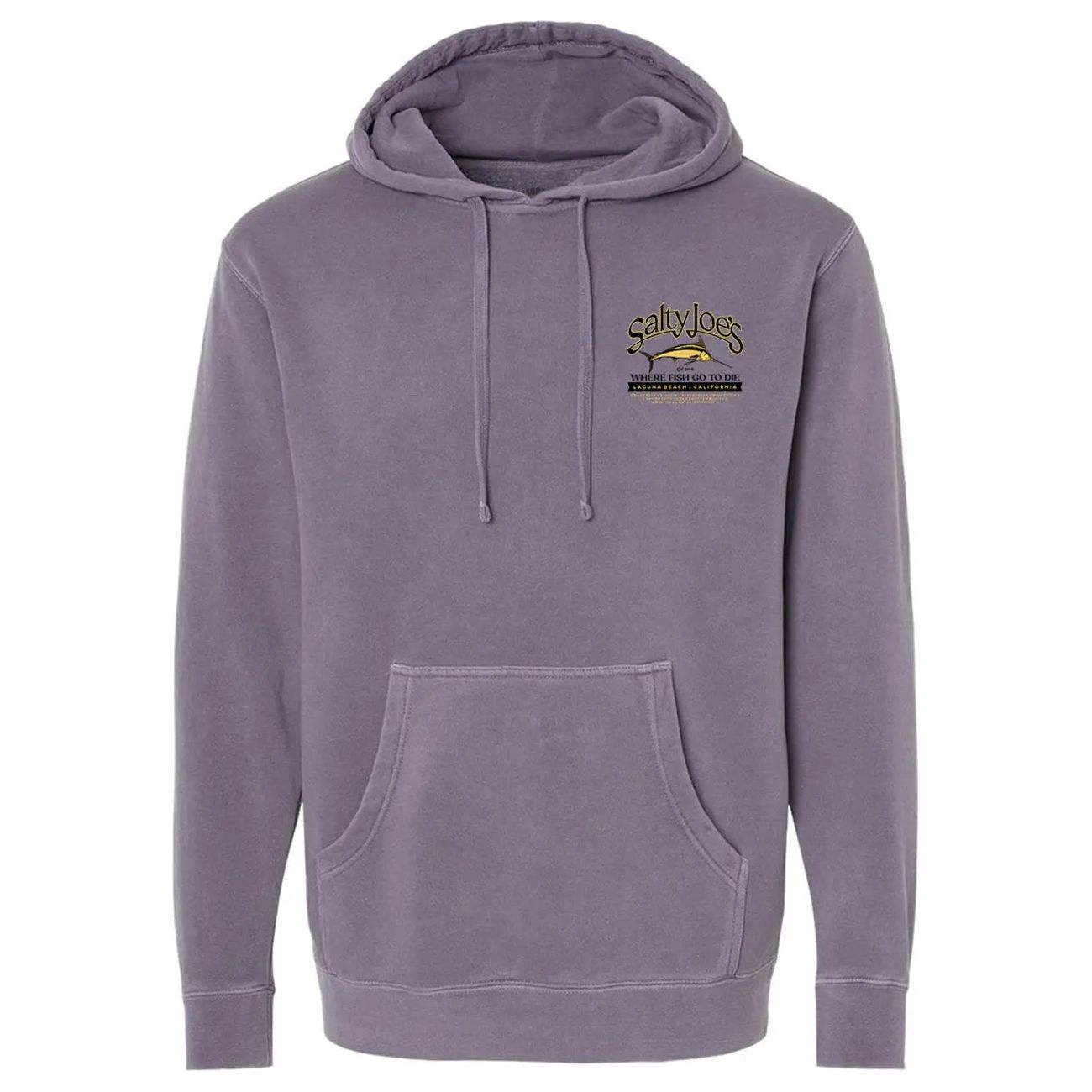 Salty Joe's Fish Count Pigment-Dyed Hoodie