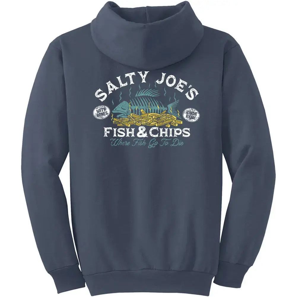 Salty Joe's Fish N' Chips Pullover Hoodie