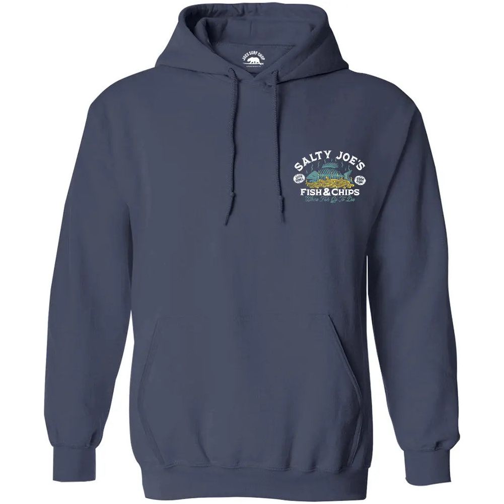 Salty Joe's Fish N' Chips Pullover Hoodie