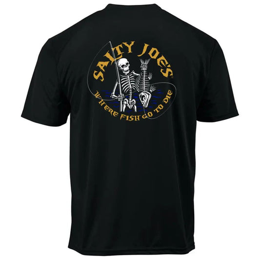 Salty Joe's Fishin' Bones Graphic Workout Tee