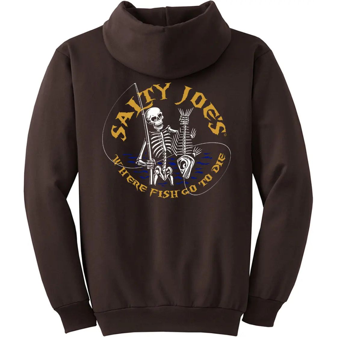 Salty Joe's Fishin' Bones Pullover Hoodie