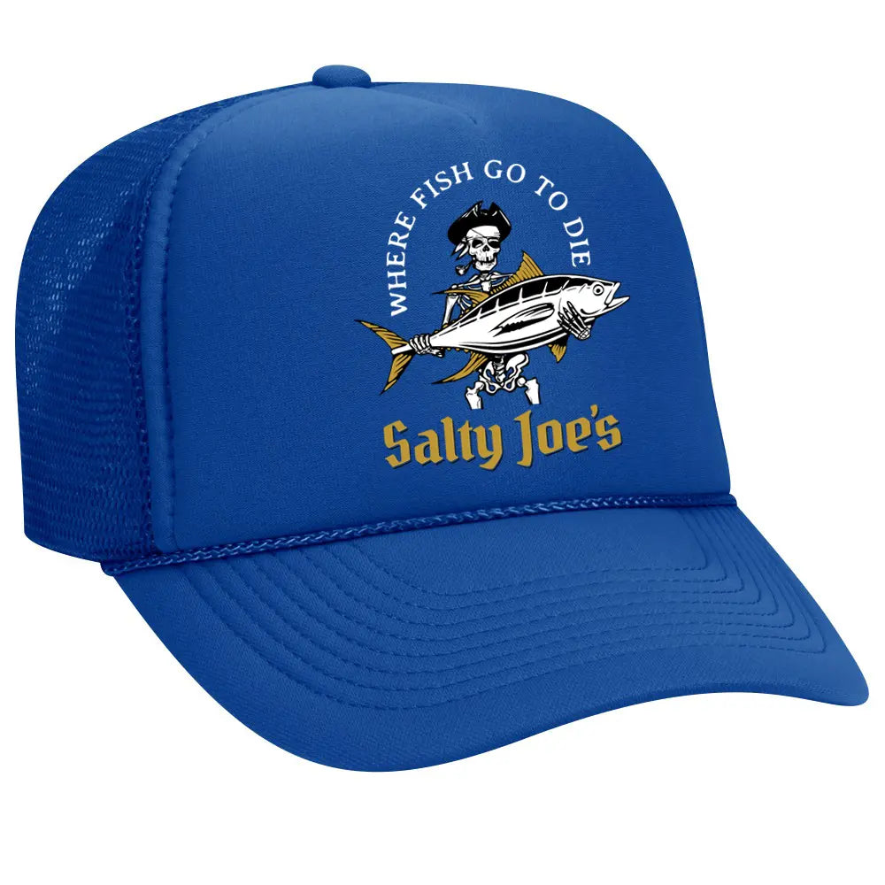 Salty Joe's Ol' Angler Beach Trucker Hat