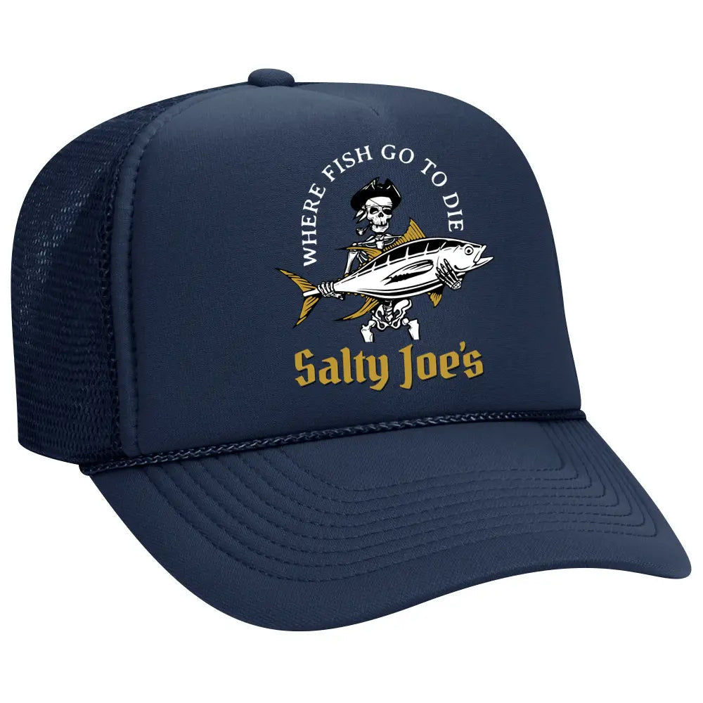 Salty Joe's Ol' Angler Beach Trucker Hat