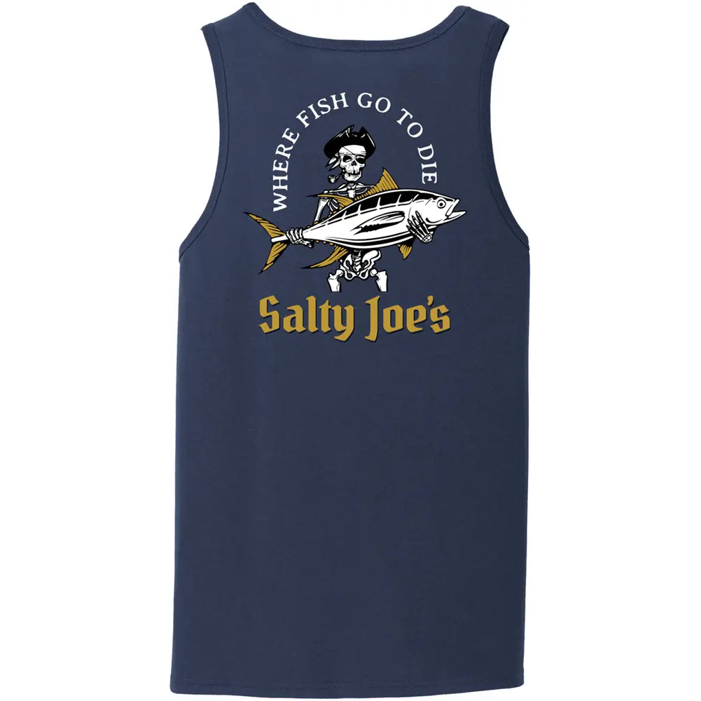 Salty Joe's Ol' Angler Beach Tank Top