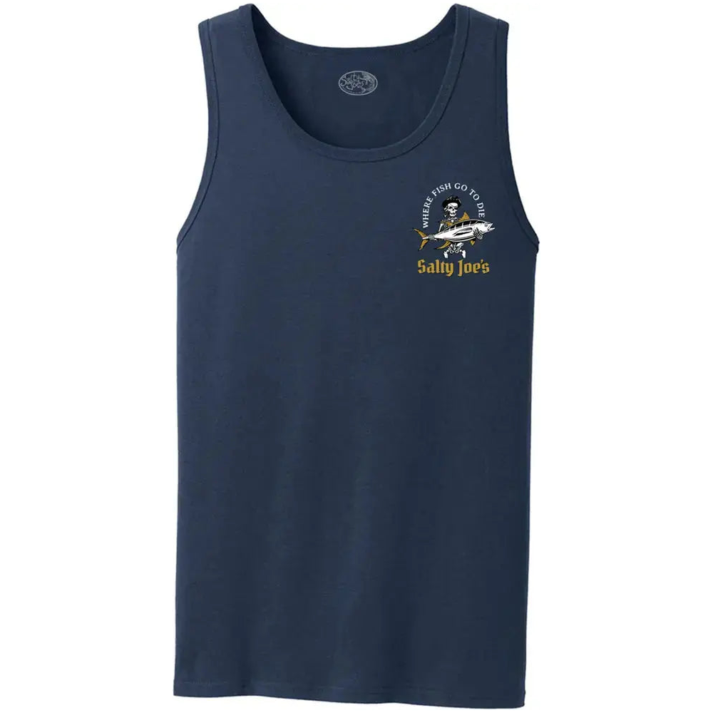 Salty Joe's Ol' Angler Beach Tank Top