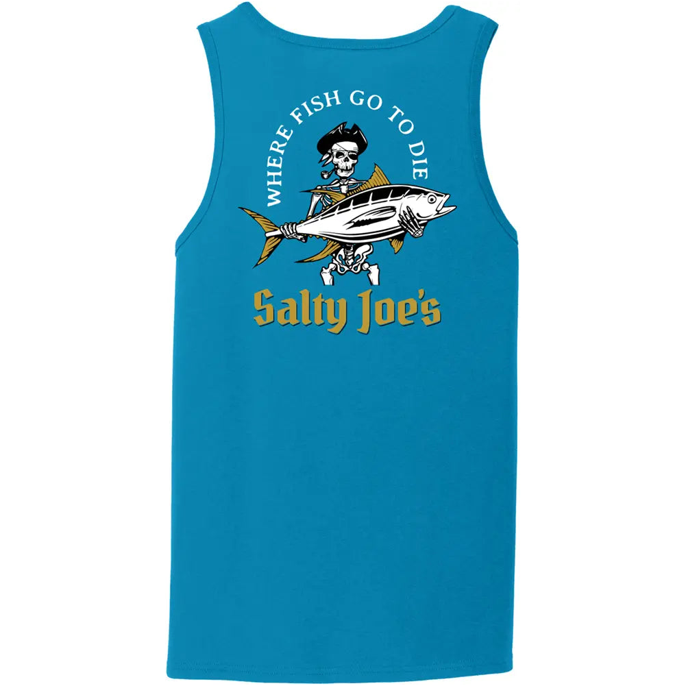 Salty Joe's Ol' Angler Beach Tank Top