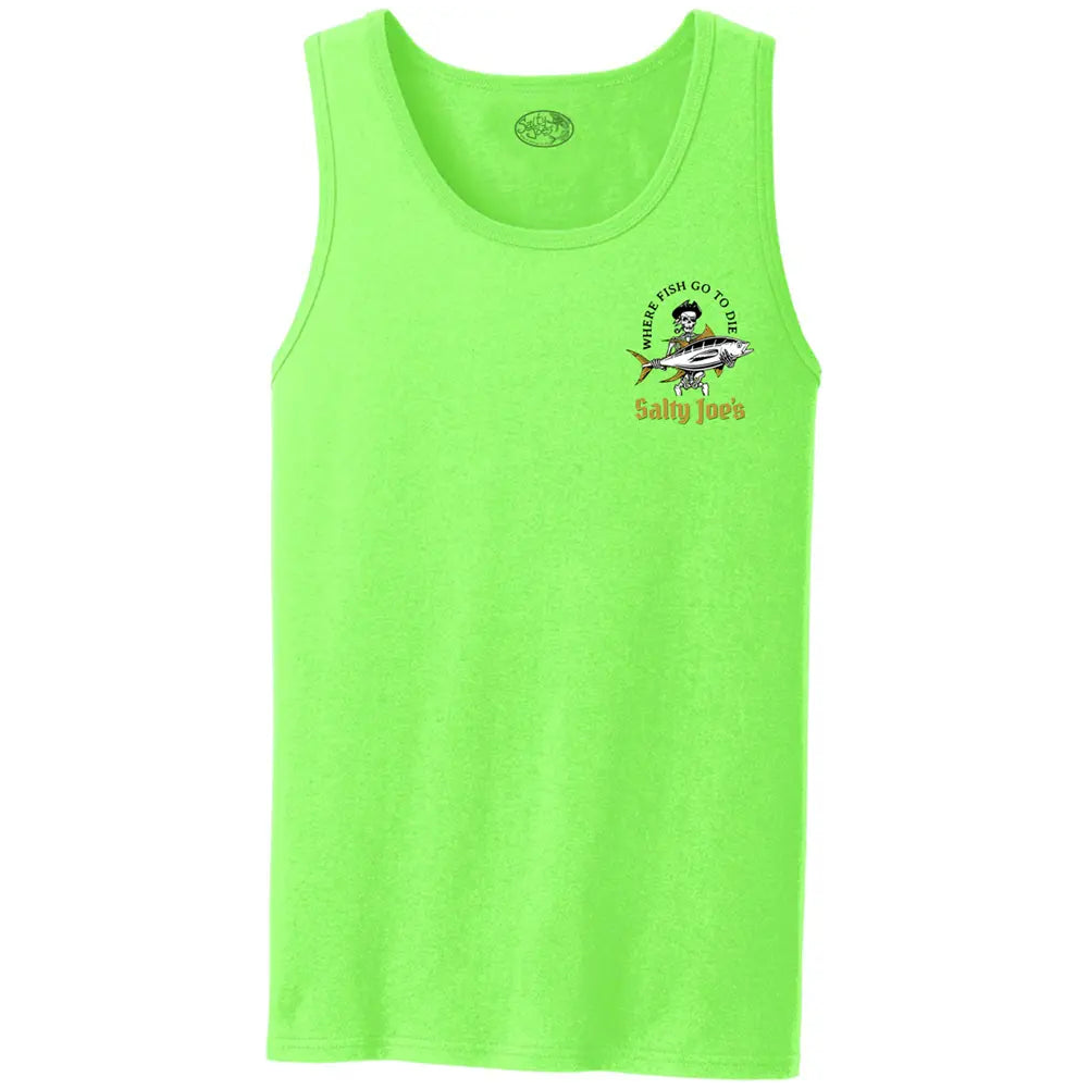 Salty Joe's Ol' Angler Beach Tank Top