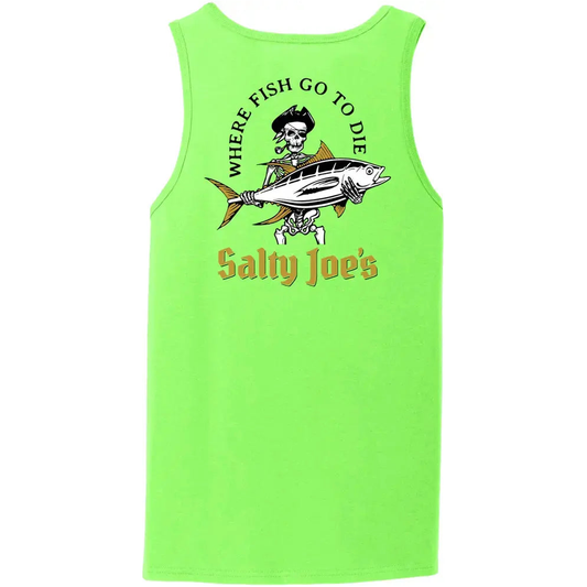 Salty Joe's Ol' Angler Beach Tank Top