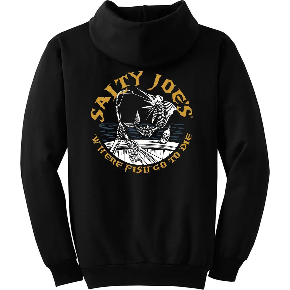 Salty Joe's Rum N' Bones Fishing Hoodie