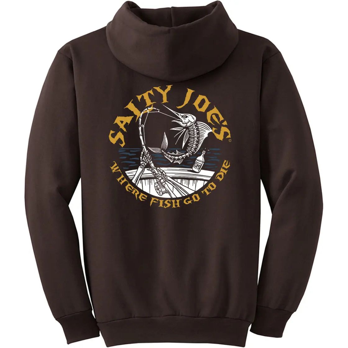 Salty Joe's Rum N' Bones Fishing Hoodie