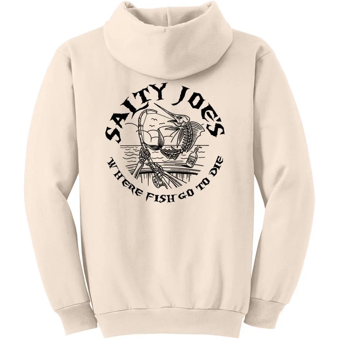 Salty Joe's Rum N' Bones Fishing Hoodie