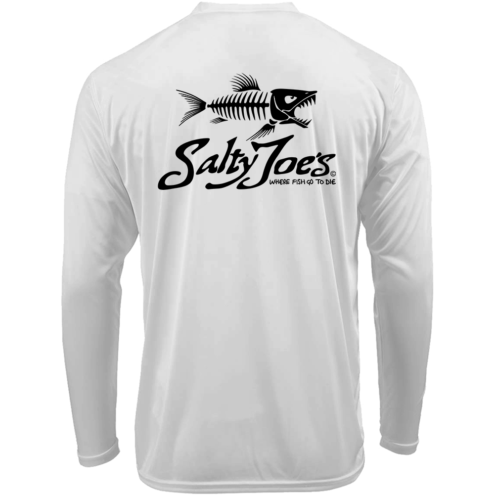 Salty Joe's Skeleton Fish Long Sleeve Sun Shirt