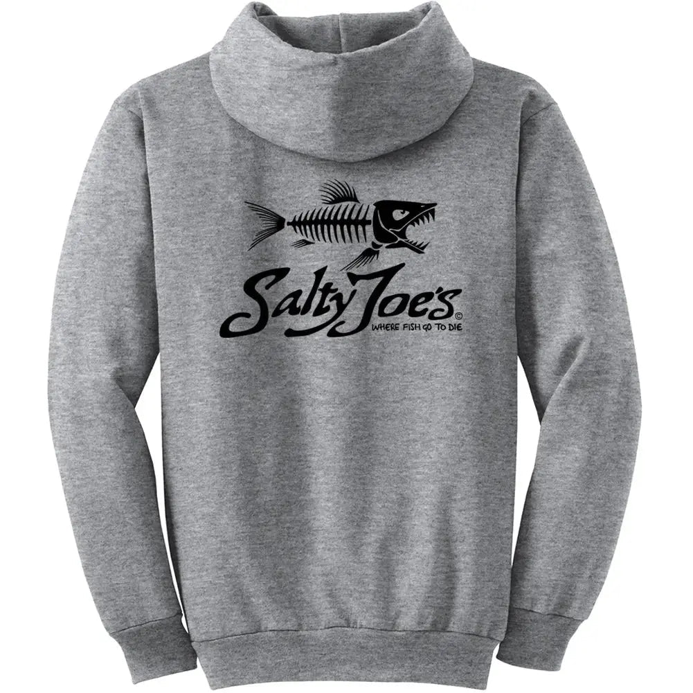 Salty Joe's Skeleton Fish Pullover Hoodie