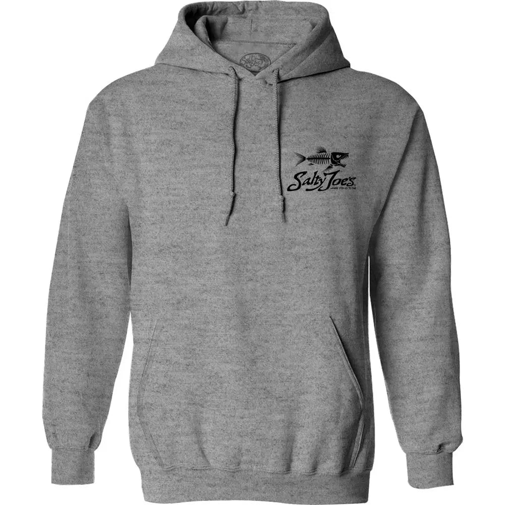 Salty Joe's Skeleton Fish Pullover Hoodie