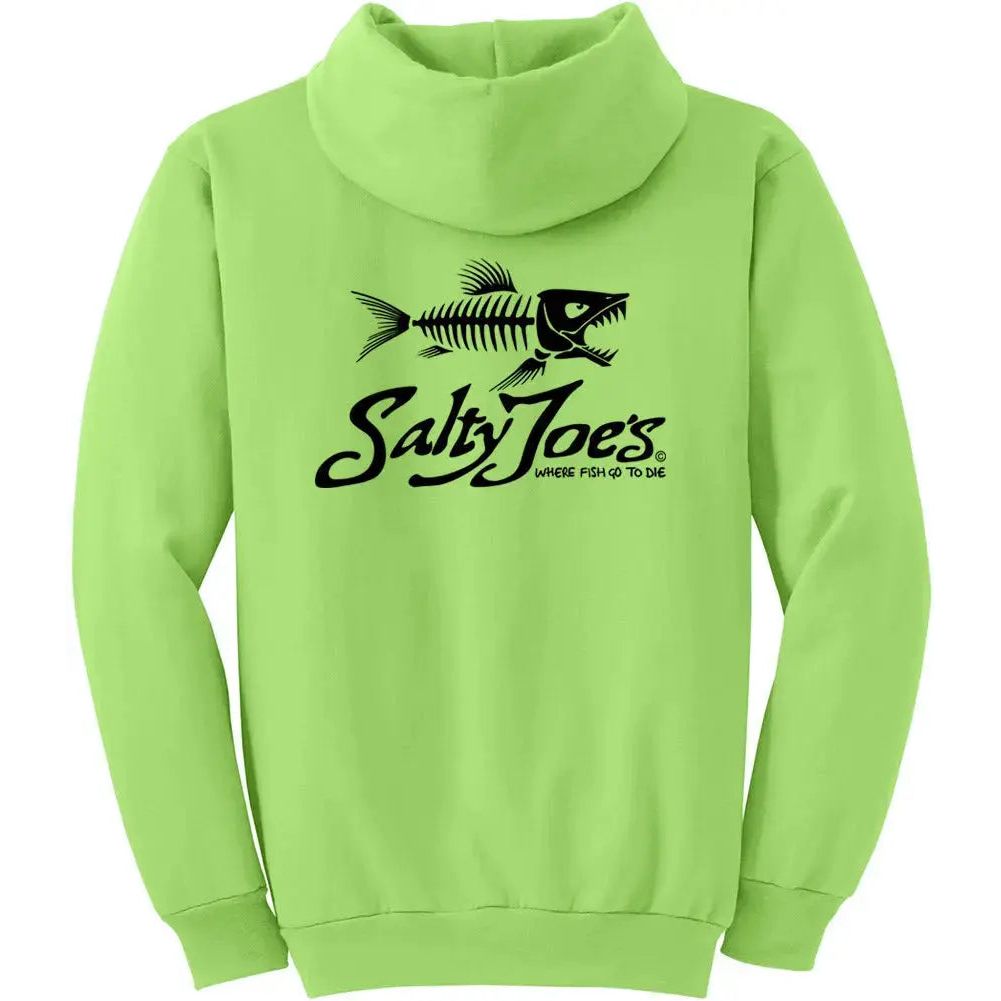 Salty Joe's Skeleton Fish Pullover Hoodie