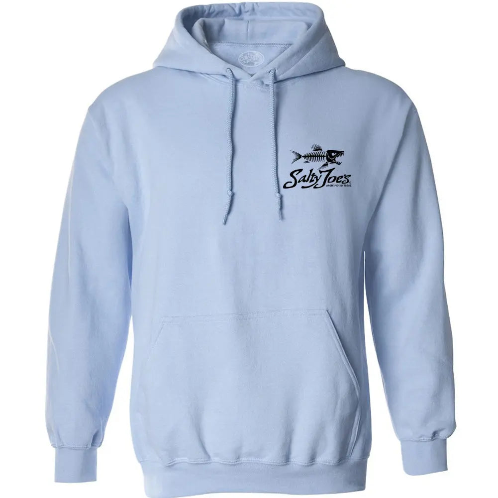 Salty Joe's Skeleton Fish Pullover Hoodie