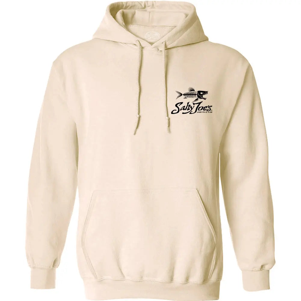 Salty Joe's Skeleton Fish Pullover Hoodie