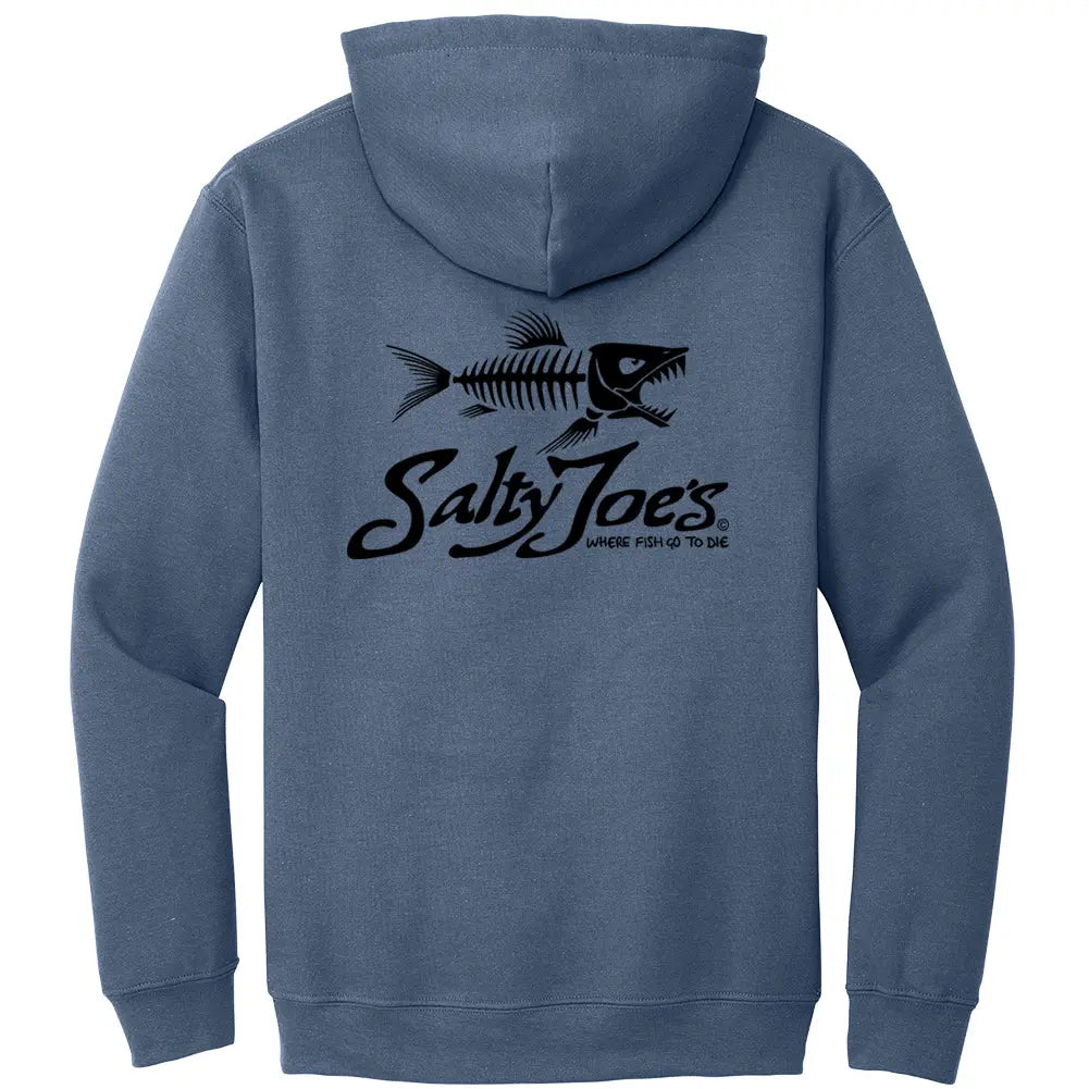 Salty Joe's Skeleton Fish Pullover Hoodie