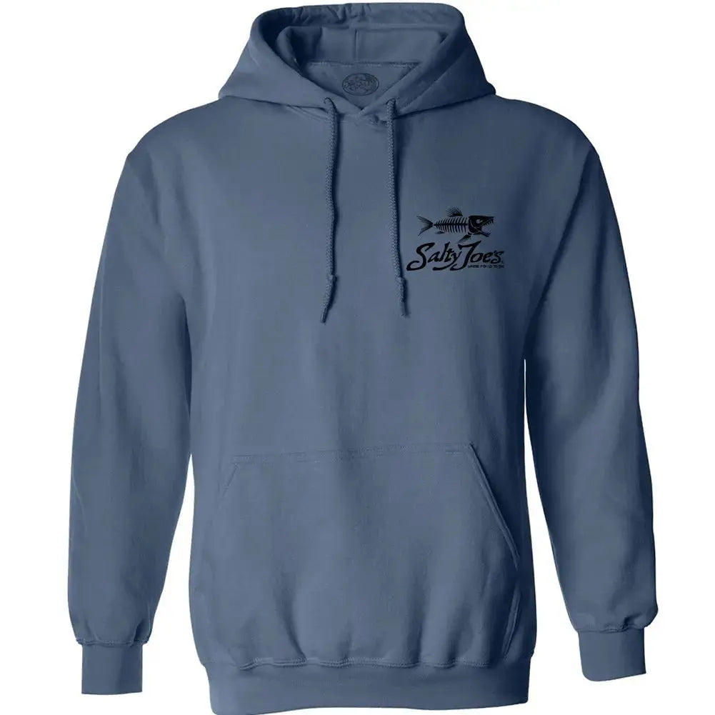 Salty Joe's Skeleton Fish Pullover Hoodie