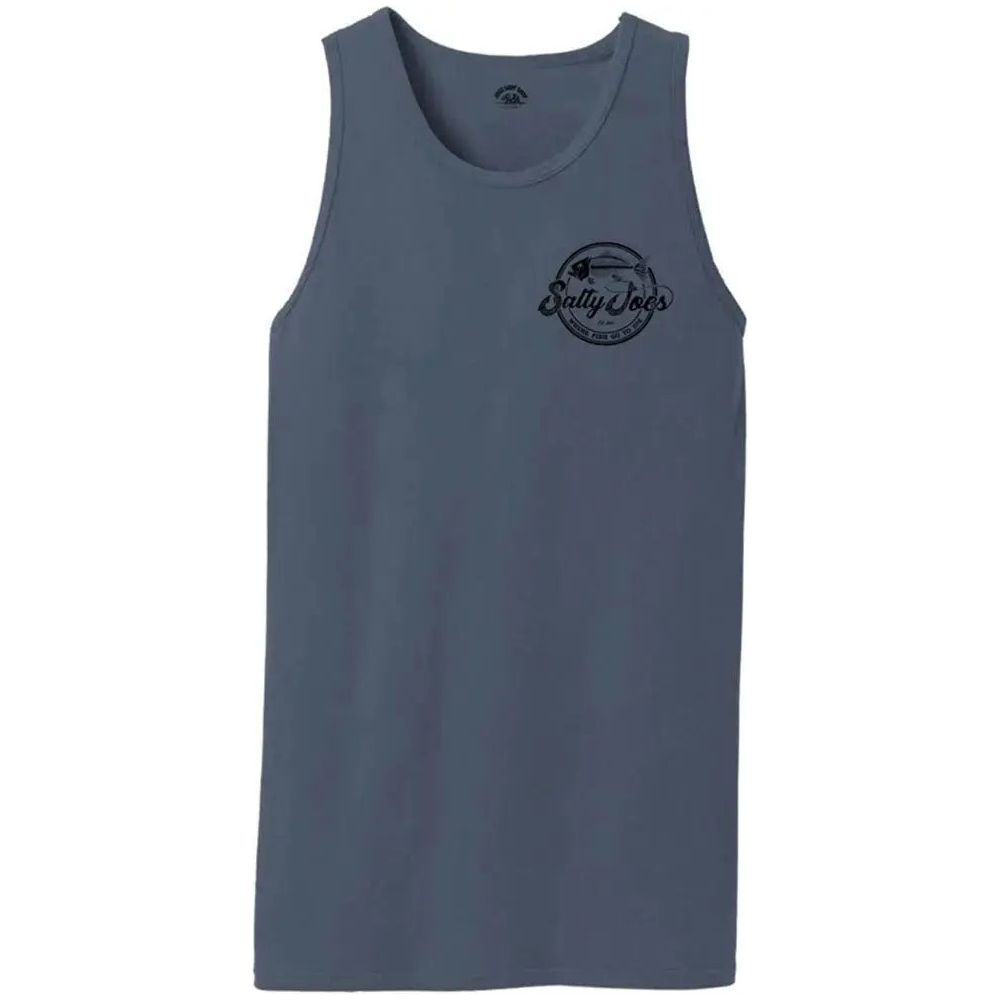 Salty Joe's Skeleton Hook Beach Wash® Garment-Dyed Tank Top