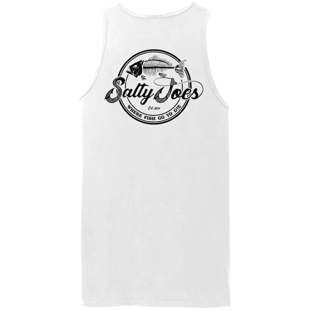 Salty Joe's Skeleton Hook Beach Wash® Garment-Dyed Tank Top