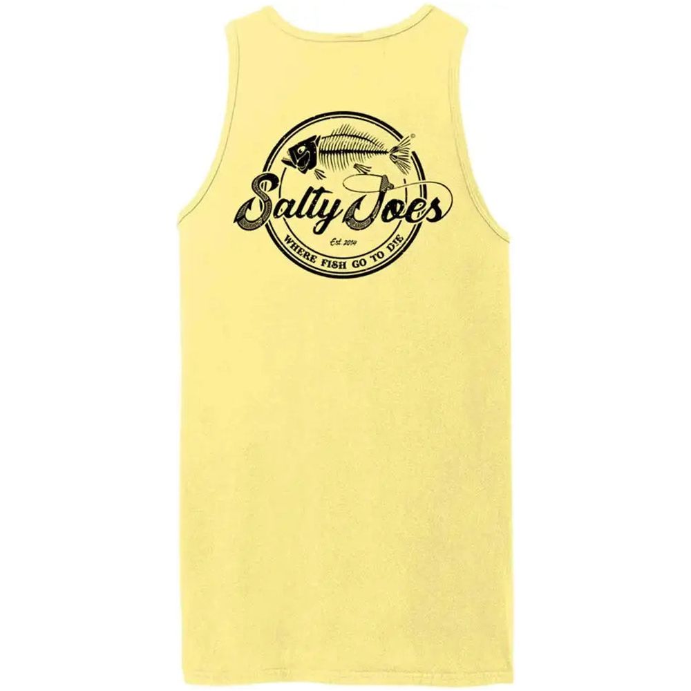 Salty Joe's Skeleton Hook Beach Wash® Garment-Dyed Tank Top