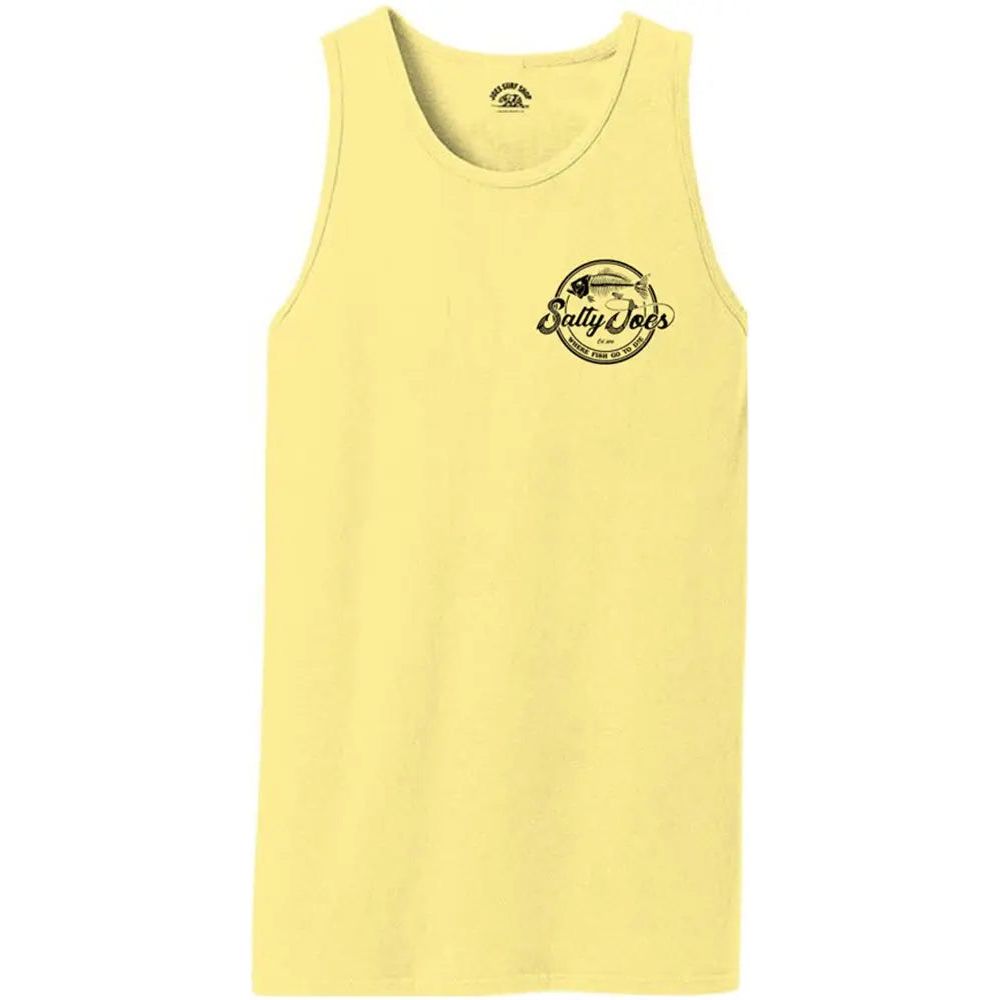 Salty Joe's Skeleton Hook Beach Wash® Garment-Dyed Tank Top