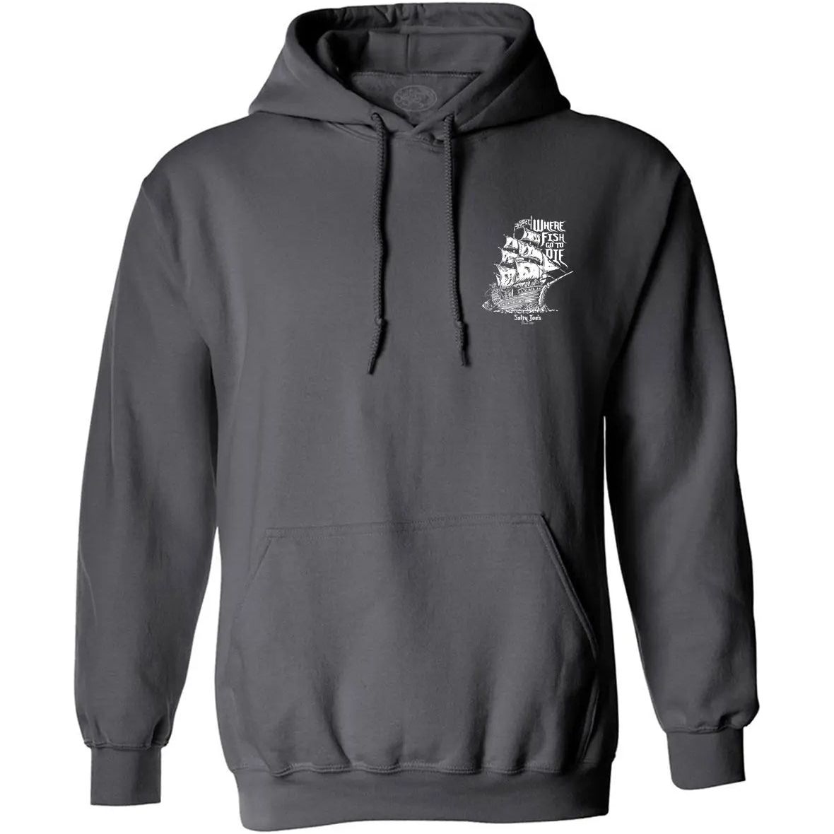 Salty Joe's Skeleton Ship Fishing Hoodie